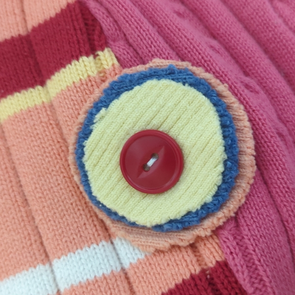 Artist-Made Upcycled Recycled Colorful Sweater Beanie Hat - Picture 6 of 10